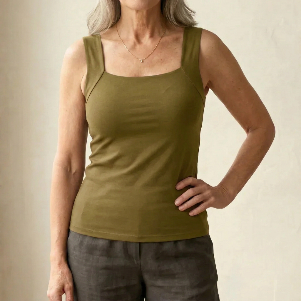 Vemlina comfort tank in Green
