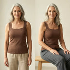 Vemlina comfort tank with built-in bra